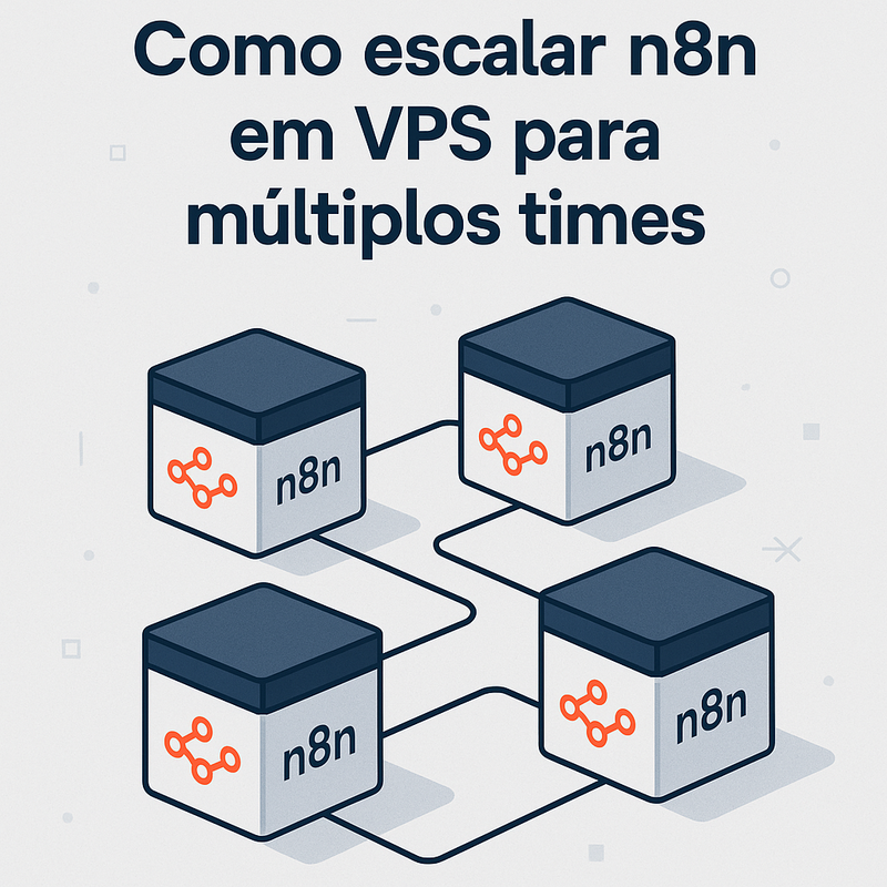 Como escalar n8n em VPS para múltiplos times usando containers isolados
