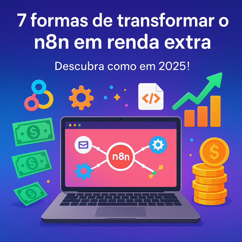 7 formas de transformar o n8n em uma fonte de renda extra em 2026