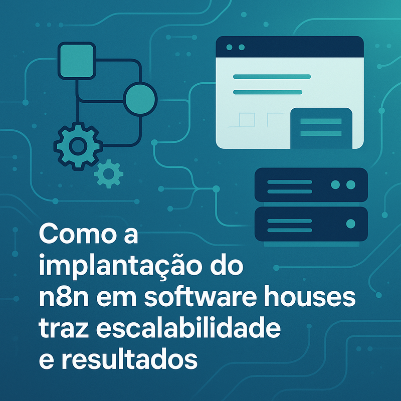 Como a implantação do n8n em software houses traz escalabilidade e resultados