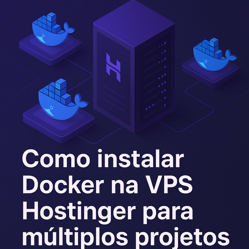 Como instalar Docker na VPS Hostinger para múltiplos projetos simultâneos