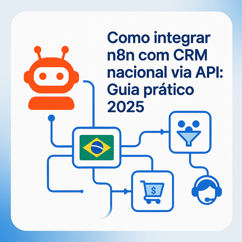 Como integrar n8n com CRM nacional via API: Guia prático 2026