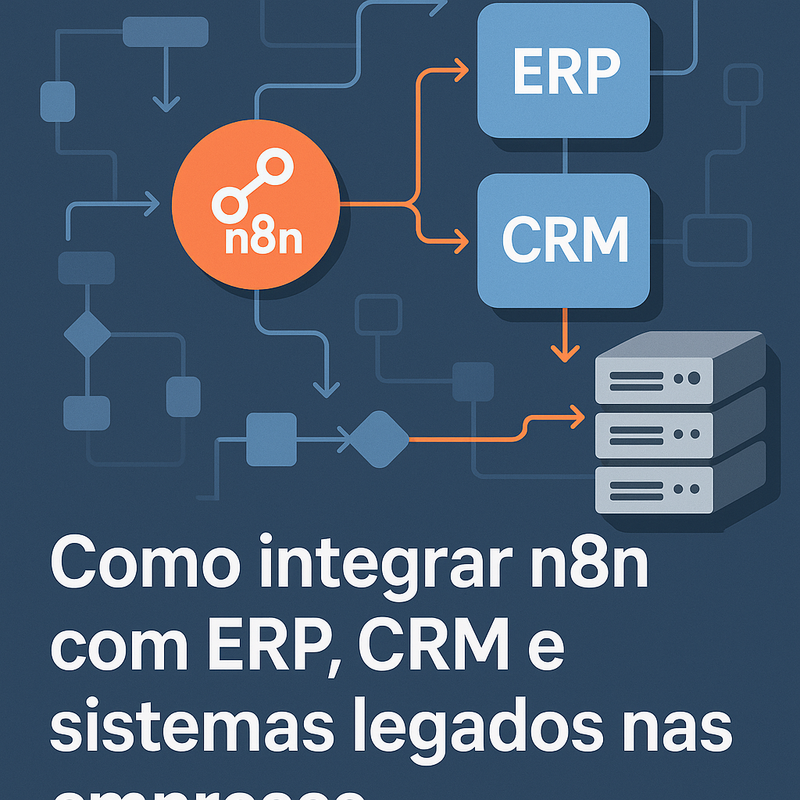 Como integrar n8n com ERP, CRM e sistemas legados nas empresas
