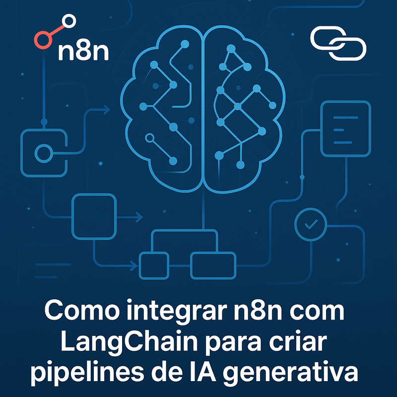 Como integrar n8n com LangChain para criar pipelines de IA generativa