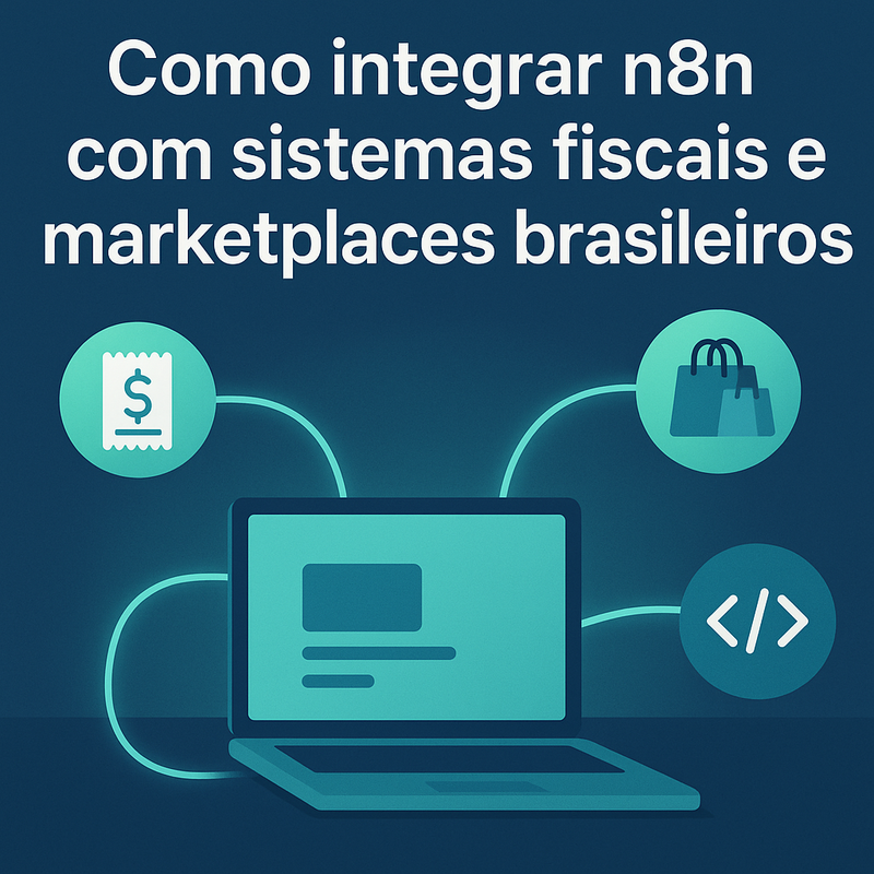 Como integrar n8n com sistemas fiscais e marketplaces brasileiros: exemplos práticos