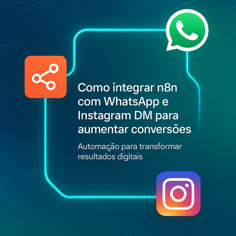 Como integrar n8n com WhatsApp e Instagram DM para aumentar conversões
