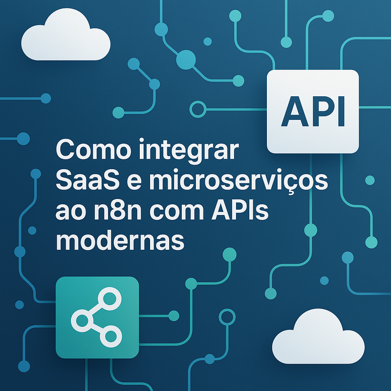 Como integrar SaaS e microserviços ao n8n com APIs modernas