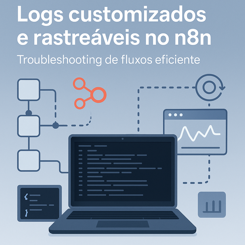 Como implementar logs customizados e rastreáveis no n8n para troubleshooting de fluxos