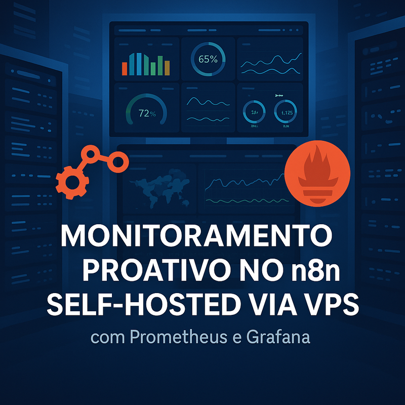 Monitoramento proativo no n8n self-hosted via VPS com Prometheus e Grafana