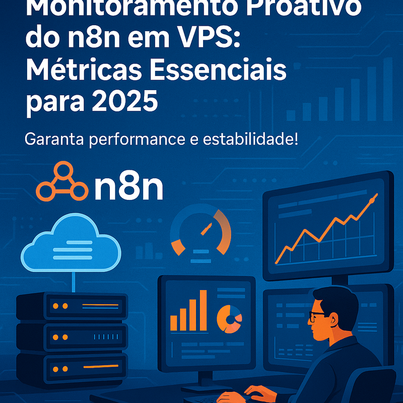 Monitoramento proativo do n8n em VPS: métricas essenciais para 2026