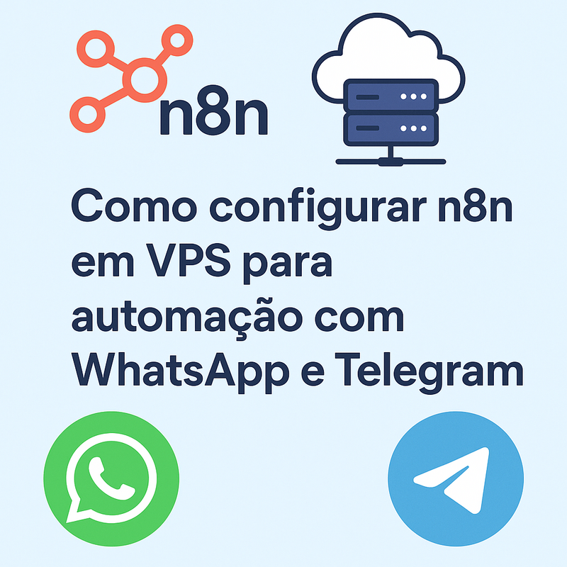 Como configurar n8n em VPS para automação com WhatsApp e Telegram