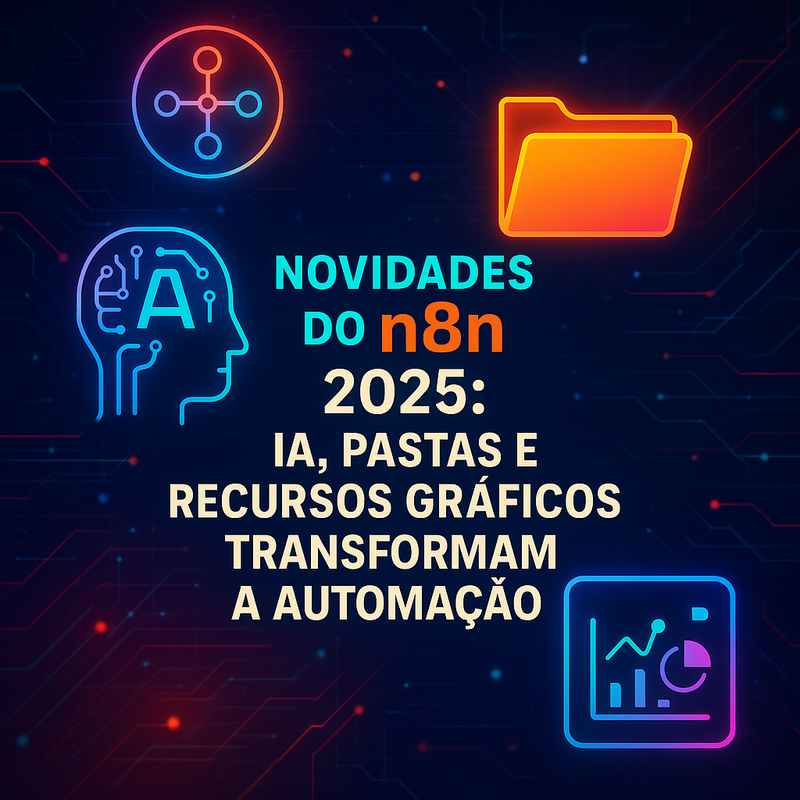 Novidades do n8n 2026: IA, Pastas e Recursos Gráficos Transformam a Automação