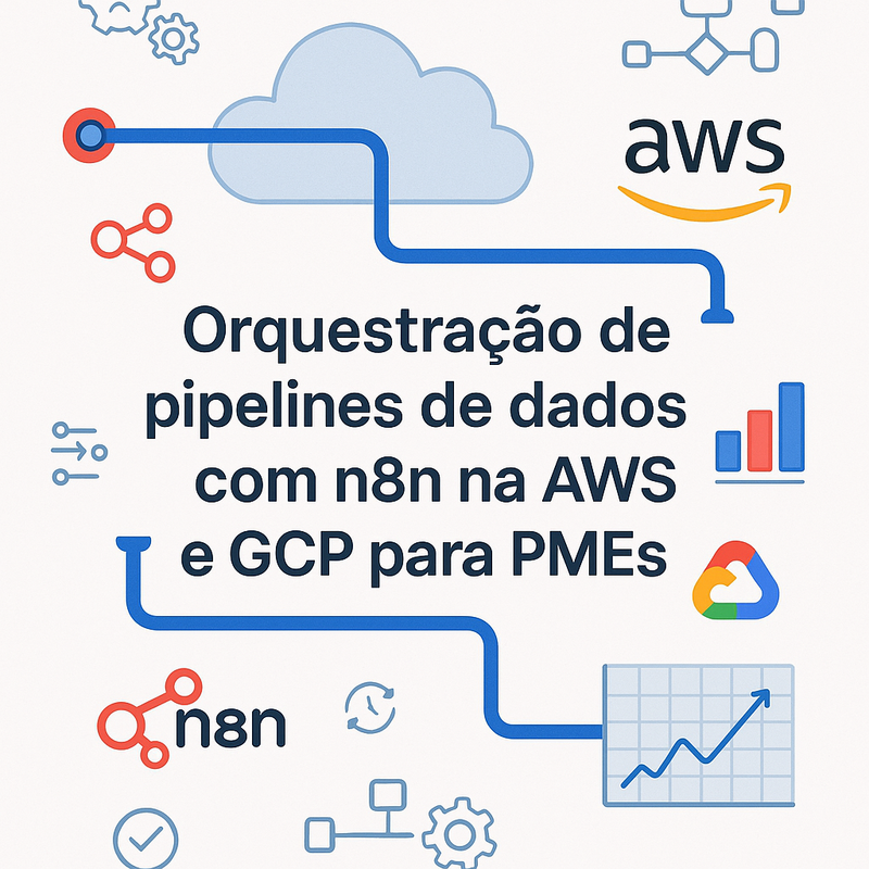 Como fazer orquestração de pipelines de dados com n8n na AWS e GCP para PMEs