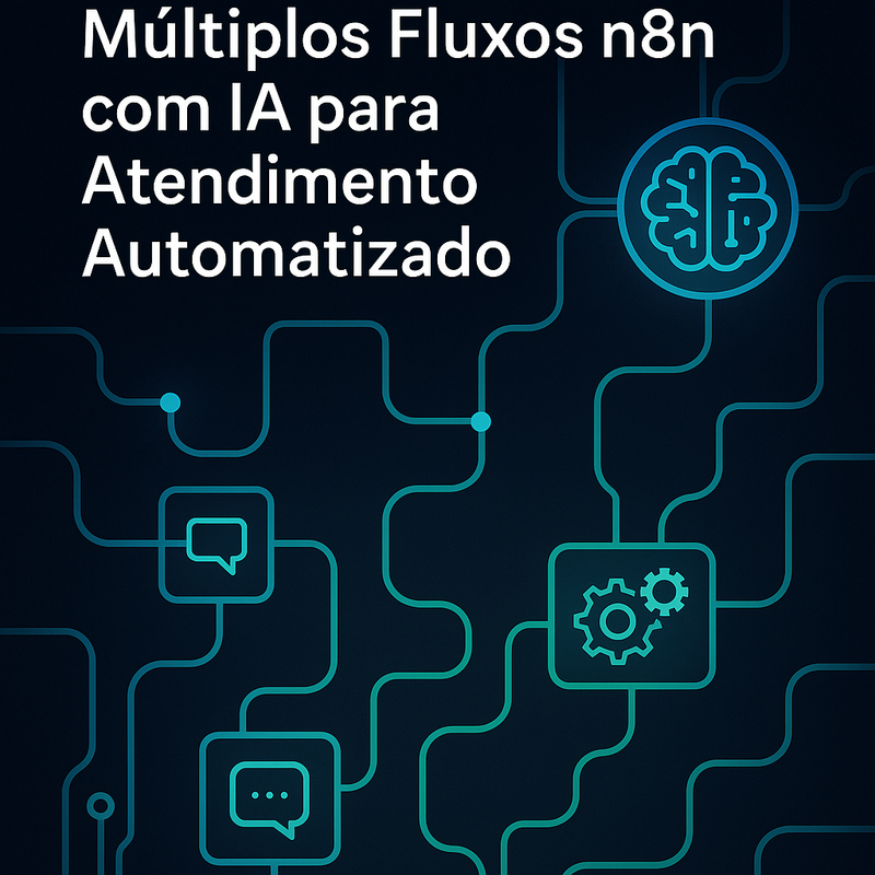 Como Orquestrar Múltiplos Fluxos n8n com IA para Atendimento Automatizado