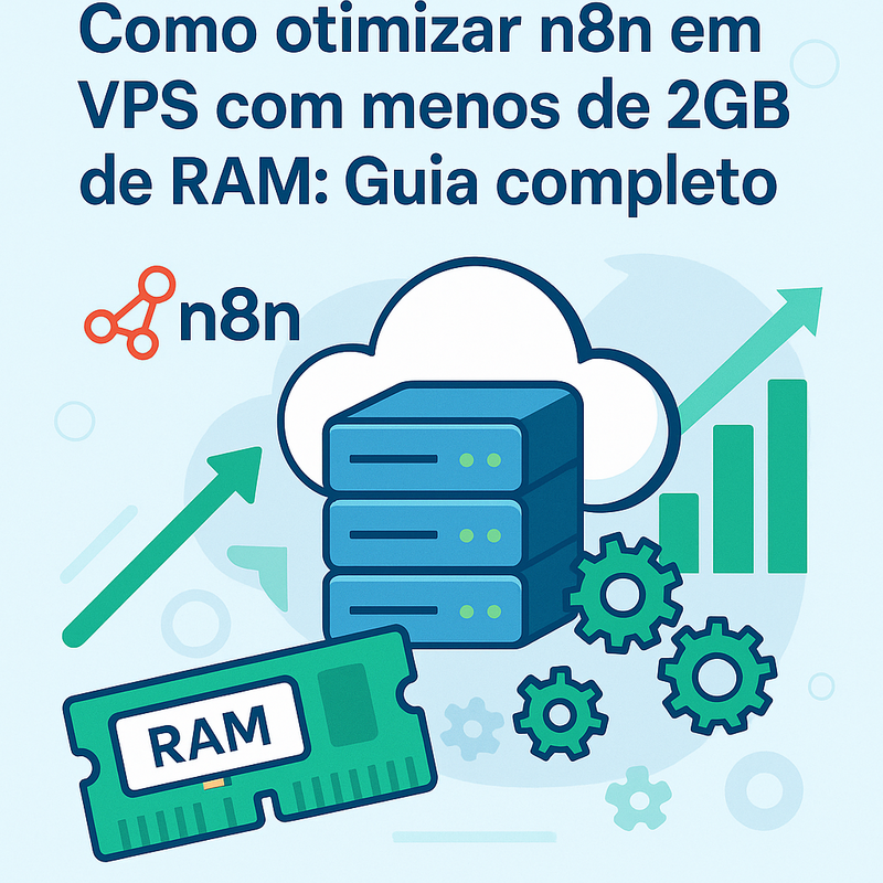 Como otimizar n8n em VPS com menos de 2GB de RAM: Guia completo
