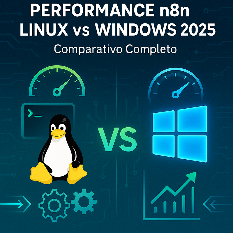Performance n8n VPS Linux vs Windows 2026: Comparativo Completo