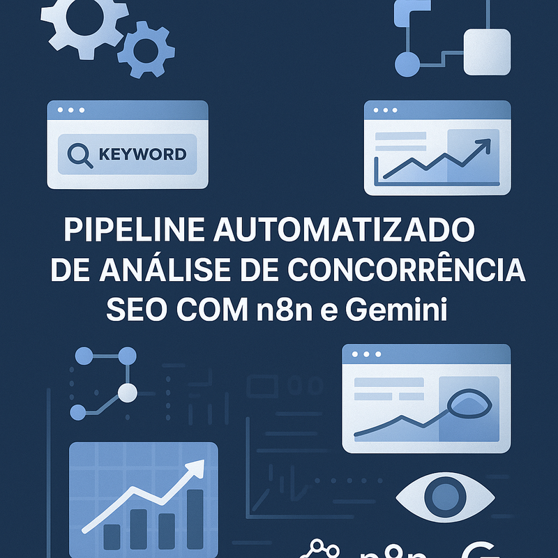 Como criar um pipeline automatizado de análise de concorrência SEO com n8n e Gemini