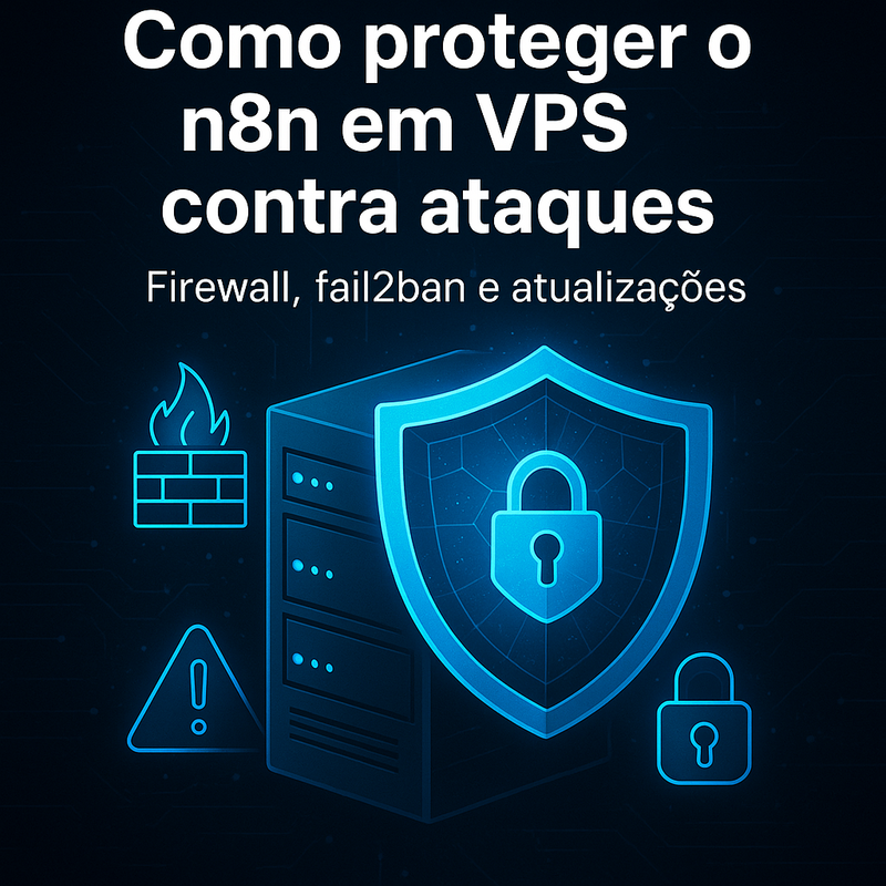 Como proteger o n8n em VPS contra ataques: firewall, fail2ban e atualizações