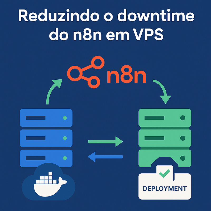 Como reduzir downtime do n8n em VPS durante atualizações