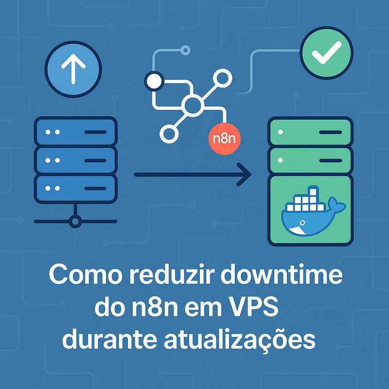 Como reduzir downtime do n8n em VPS durante atualizações
