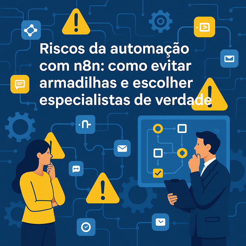 Riscos da automação com n8n: como evitar armadilhas e escolher especialistas de verdade