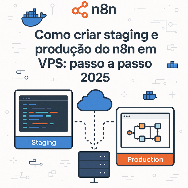Como criar staging e produção do n8n em VPS: passo a passo 2026