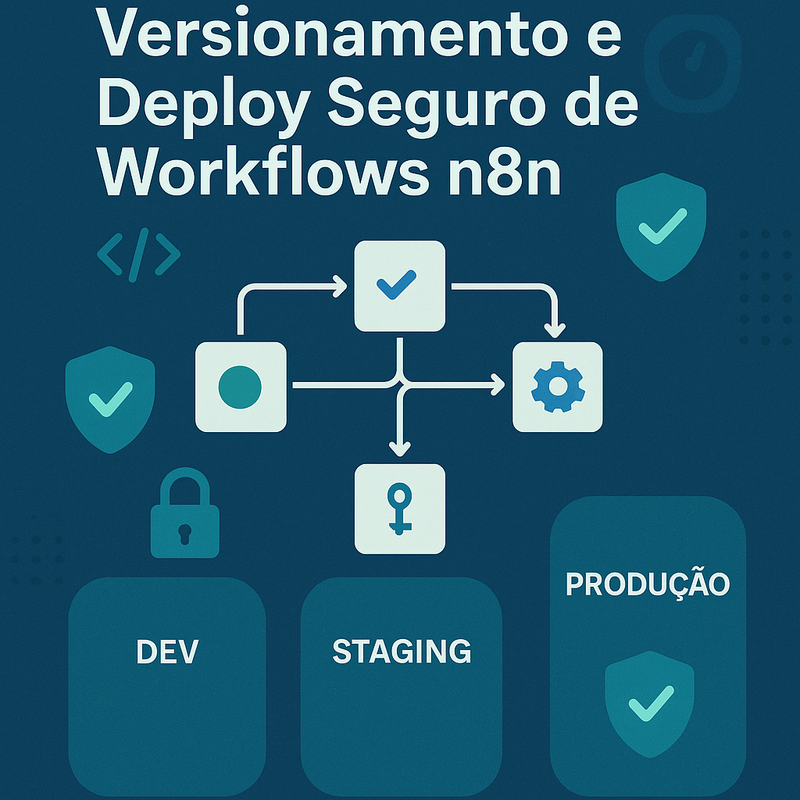 Como fazer versionamento e deploy seguro de workflows n8n em múltiplos ambientes