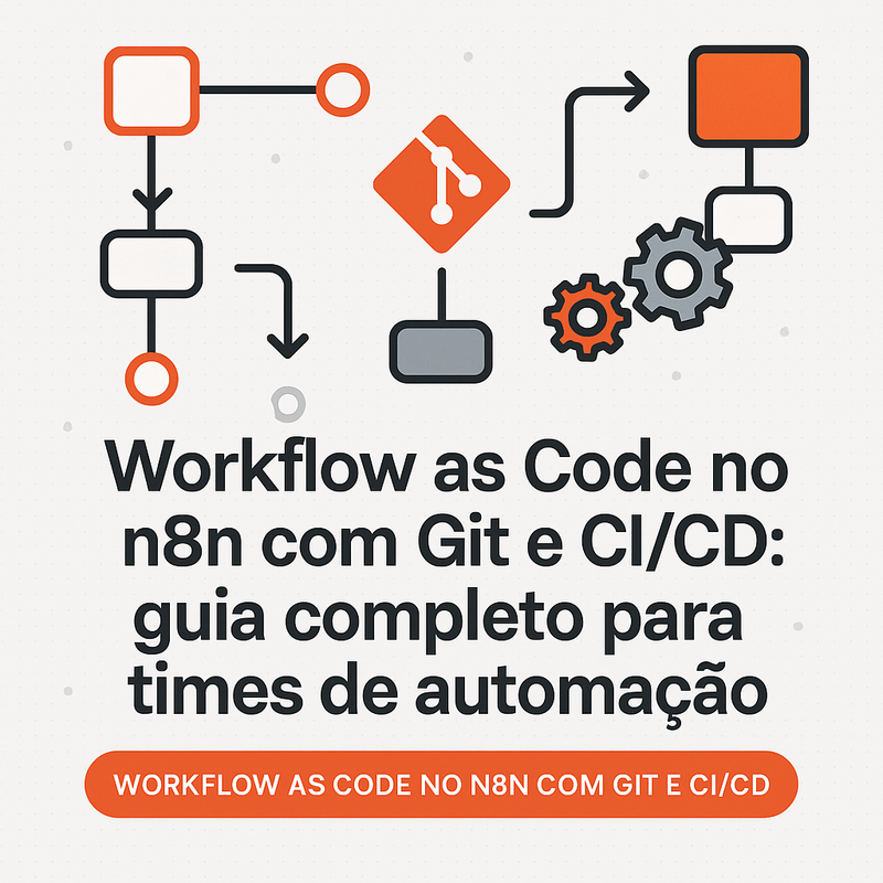 Workflow as Code no n8n com Git e CI/CD: guia completo para times de automação