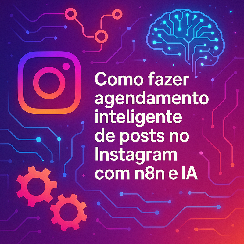 Como fazer agendamento inteligente de posts no Instagram com n8n e IA