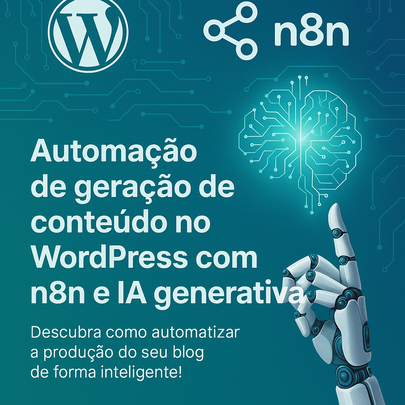 Automação de geração de conteúdo no WordPress com n8n e IA generativa