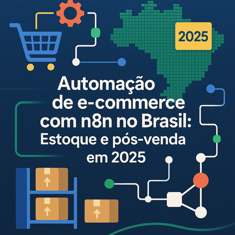 Automação de e-commerce com n8n no Brasil: Estoque e pós-venda em 2026