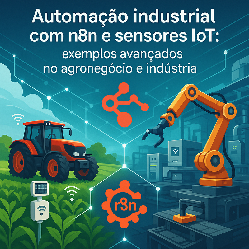Automação industrial com n8n e sensores IoT: exemplos avançados no agronegócio e indústria