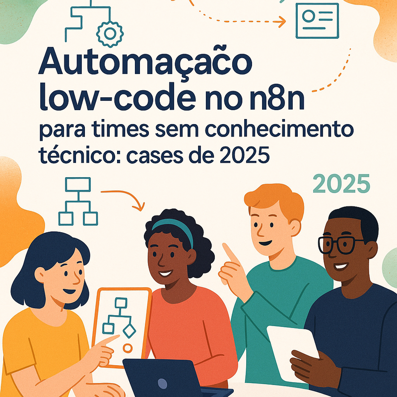 Automação low-code no n8n para times sem conhecimento técnico: cases de 2026