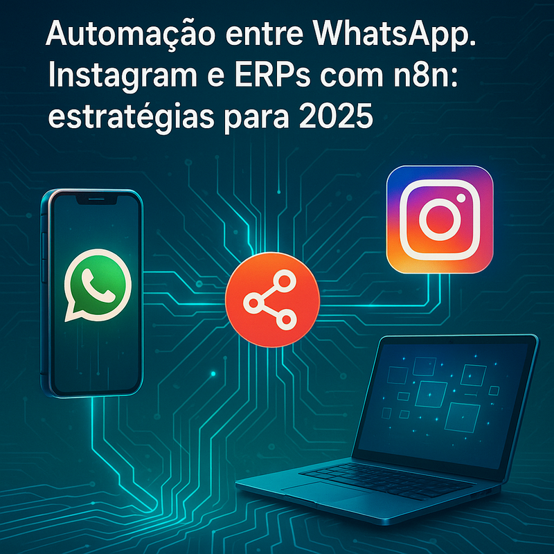 Automação entre WhatsApp, Instagram e ERPs com n8n: estratégias para 2026