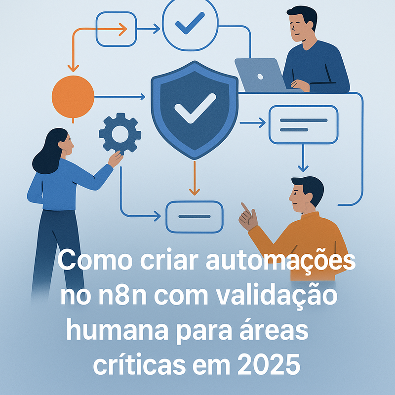 Como criar automações no n8n com validação humana para áreas críticas em 2026