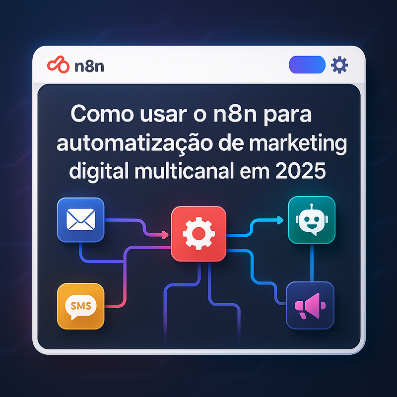 Como usar o n8n para automatização de marketing digital multicanal em 2026
