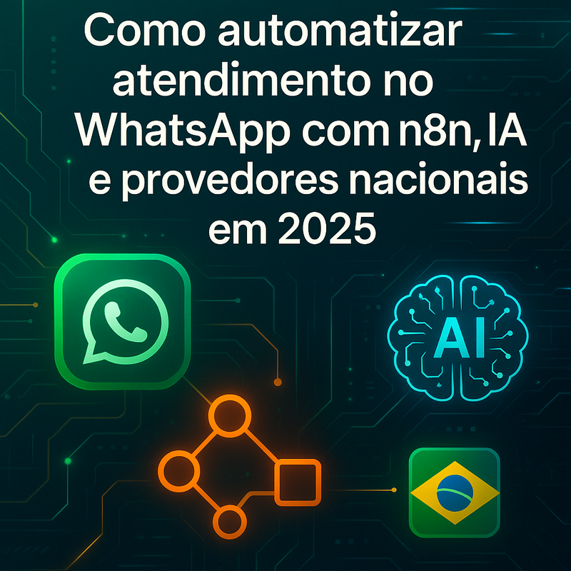 Como automatizar atendimento no WhatsApp com n8n, IA e provedores nacionais em 2026
