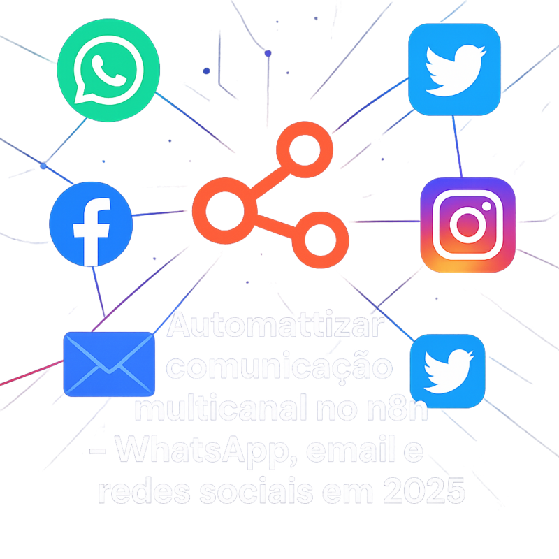 Como automatizar comunicação multicanal no n8n: WhatsApp, email e redes sociais em 2026