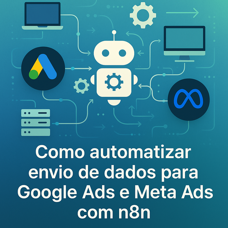 Como automatizar envio de dados para Google Ads e Meta Ads com n8n
