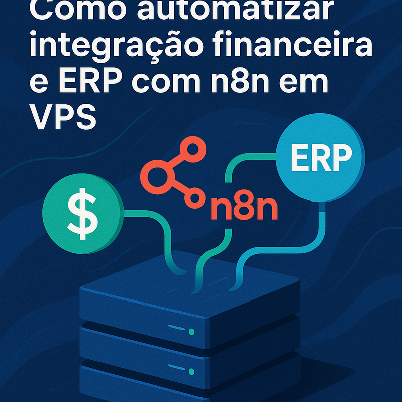 Como automatizar integração financeira e ERP com n8n em VPS