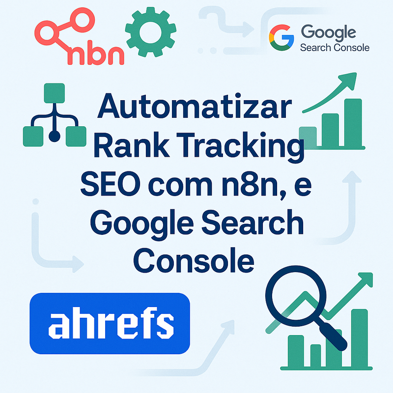 Como automatizar rank tracking SEO com n8n, Ahrefs e Google Search Console