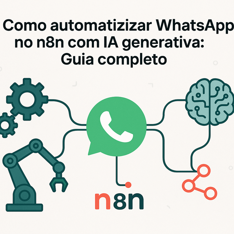 Como automatizar WhatsApp no n8n com IA generativa: Guia completo