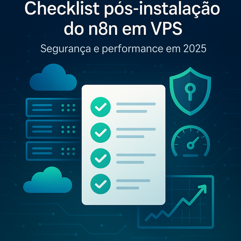 Checklist pós-instalação do n8n em VPS: segurança e performance em 2026