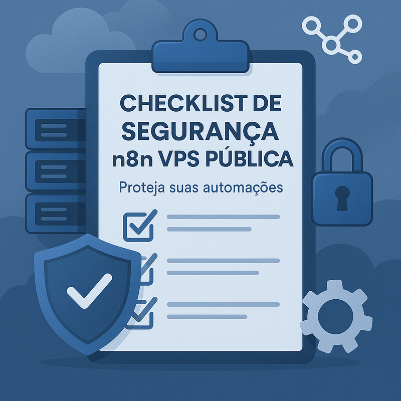 Checklist de segurança n8n VPS pública: proteja sua automação