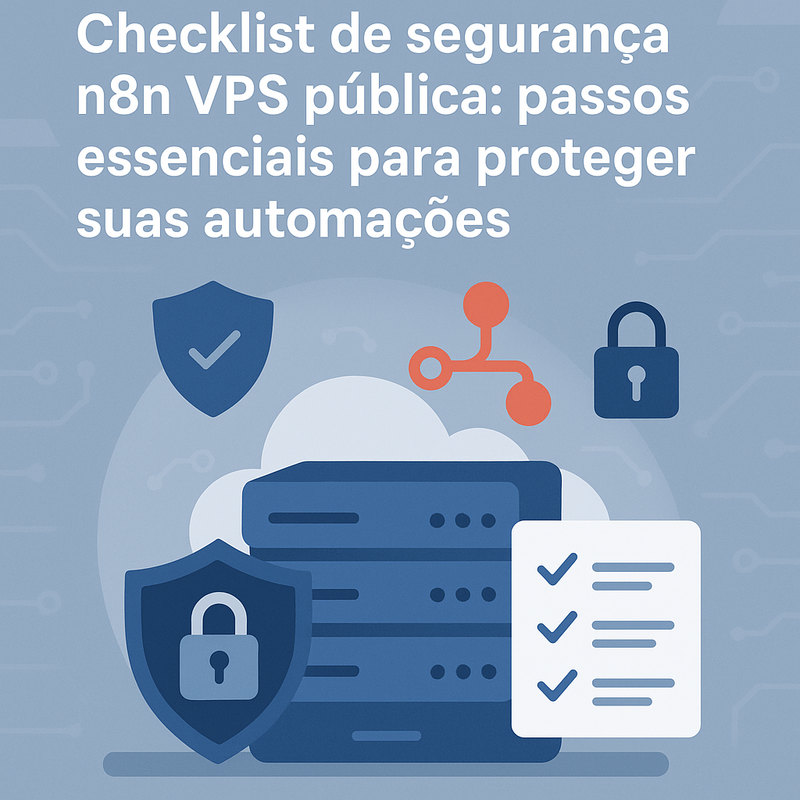 Checklist de segurança n8n VPS pública: passos essenciais para proteger suas automações