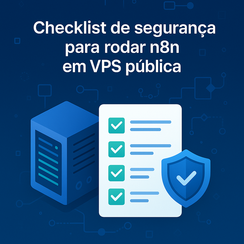 Checklist de segurança para rodar n8n em VPS pública: tudo o que você precisa saber