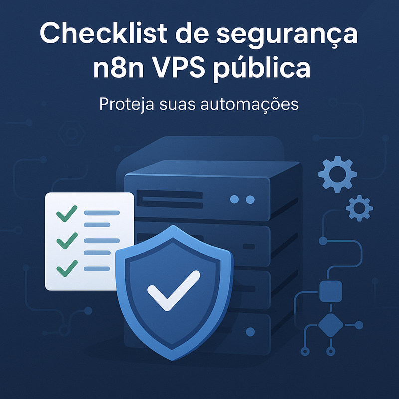 Checklist de segurança n8n VPS pública: proteja suas automações