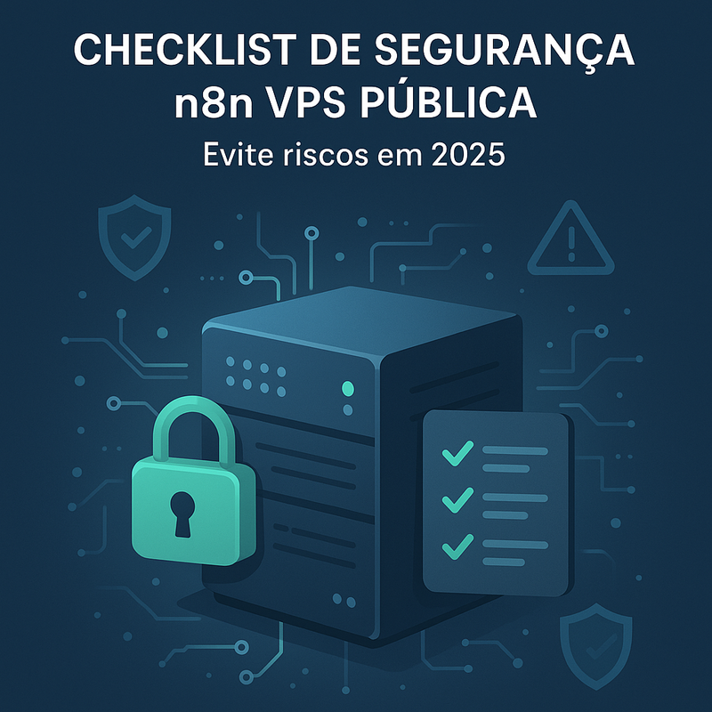 Checklist de segurança n8n VPS pública: evite riscos em 2026