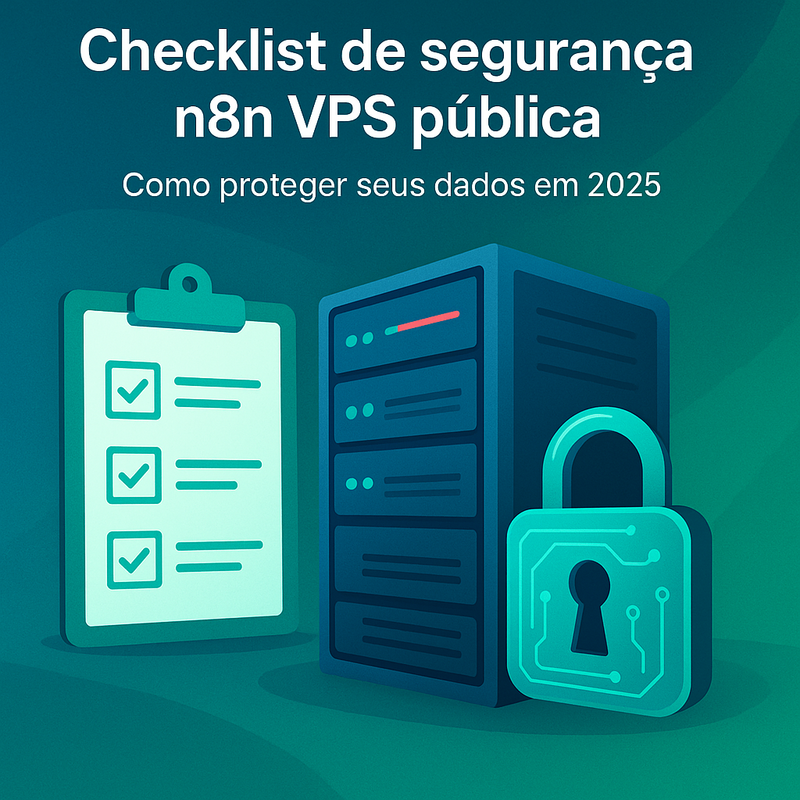 Checklist de segurança n8n VPS pública: como proteger seus dados em 2026