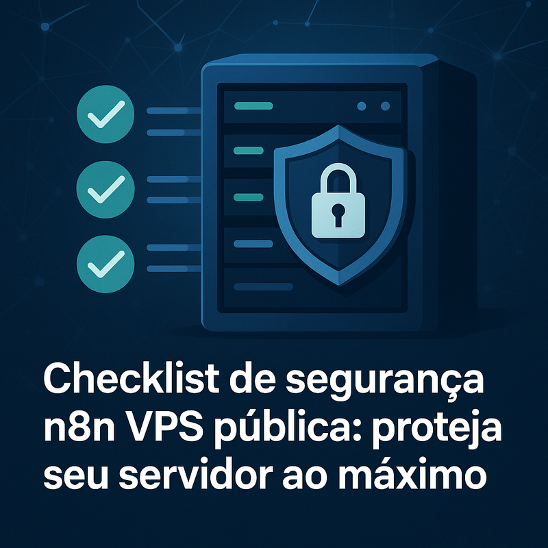 Checklist de segurança n8n VPS pública: proteja seu servidor ao máximo