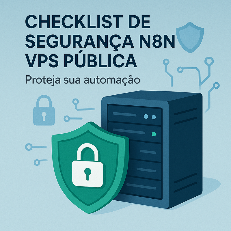 Checklist de segurança n8n VPS pública: proteja sua automação